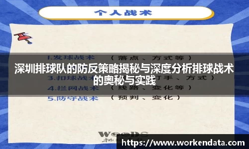 深圳排球队的防反策略揭秘与深度分析排球战术的奥秘与实践